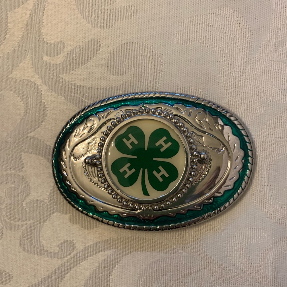 4-H Silver Belt Buckle